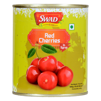 SWAD Red Cherries in Syrup 840 Gm (Pack of 3)