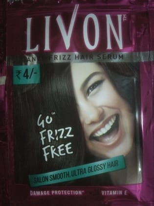 Livon anti frizz hair serum