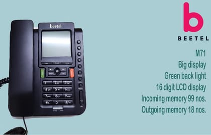 Beetel Telephone M71 Black