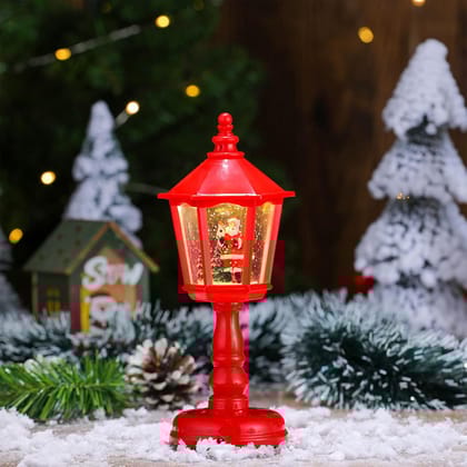 Christmas Table Lamp with Snow Night Light and Music Luminous Ornaments. Christmas Table Lamp with Snow Night Light and Music Luminous Ornaments.