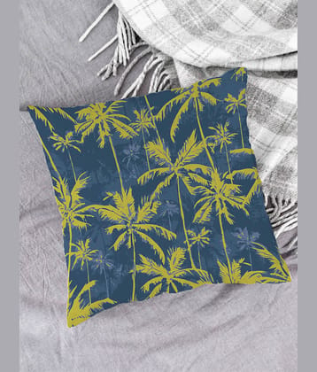 Houzzcode Single Green Pillow Cover