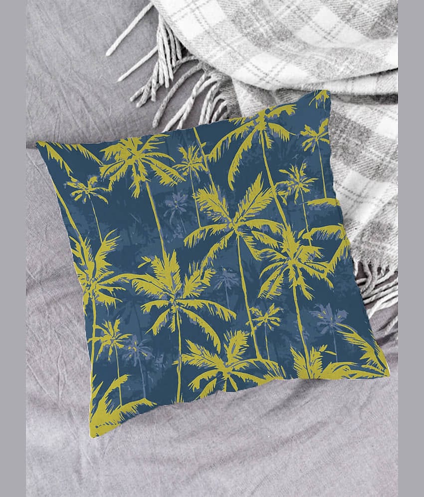 Houzzcode Single Green Pillow Cover