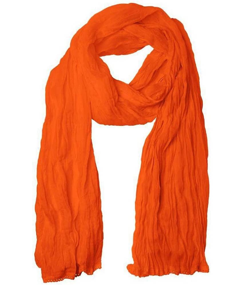 Raj Orange Cotton Dupatta