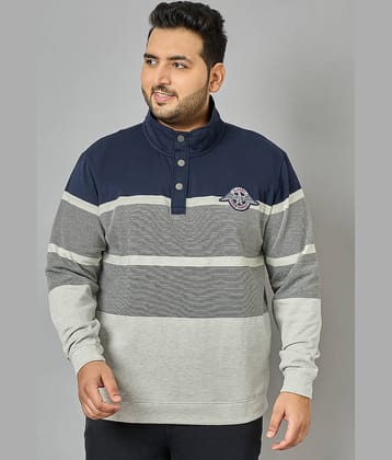 AUSTIVO Cotton Blend High Neck Men's Sweatshirt - Multicolor ( Pack of 1 )