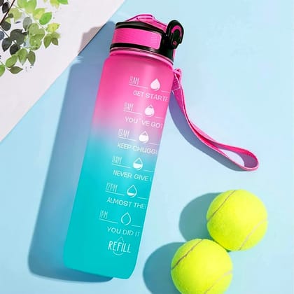 Sport Print Water Bottle Gym Water Bottle For Outdoor (Color - Multi) by Ruhi Import Store