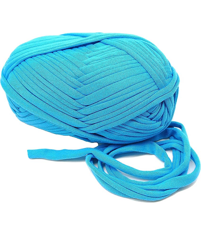 T-Shirt Yarn Carpet, Knitting Yarn for Hand DIY Bag Blanket Cushion Crocheting Projects TSH New 100 GMS (FEROZI)