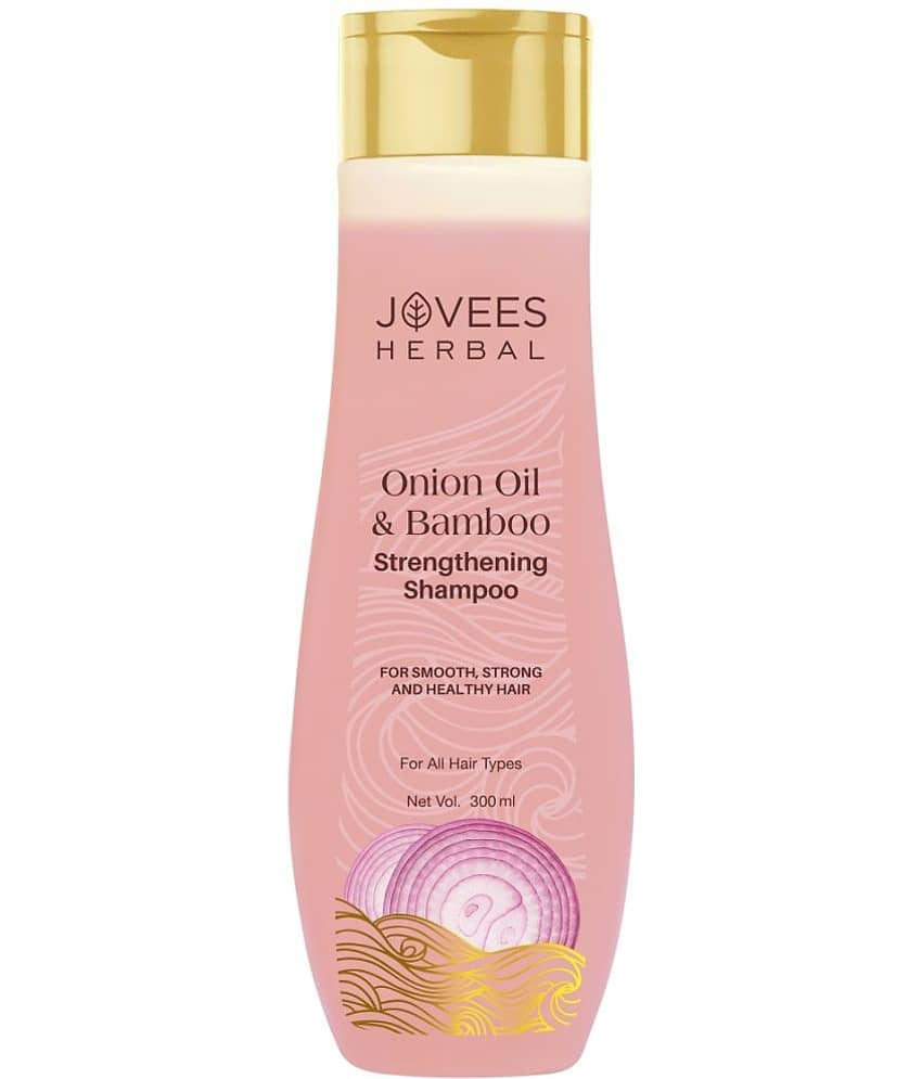 Jovees Herbal Red Onion Oil & Bamboo Strengthening Shampoo Gives Healthy Hair, 300ml (Pack of 1)