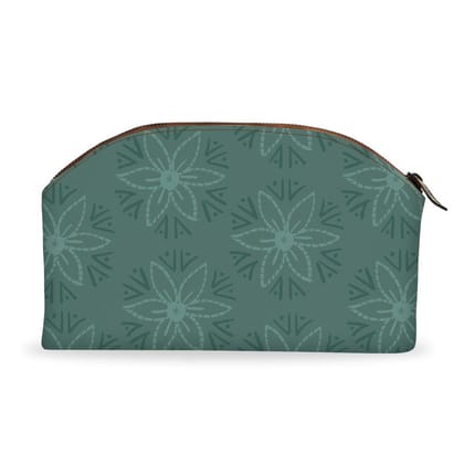 Coral Green Tech Pouch