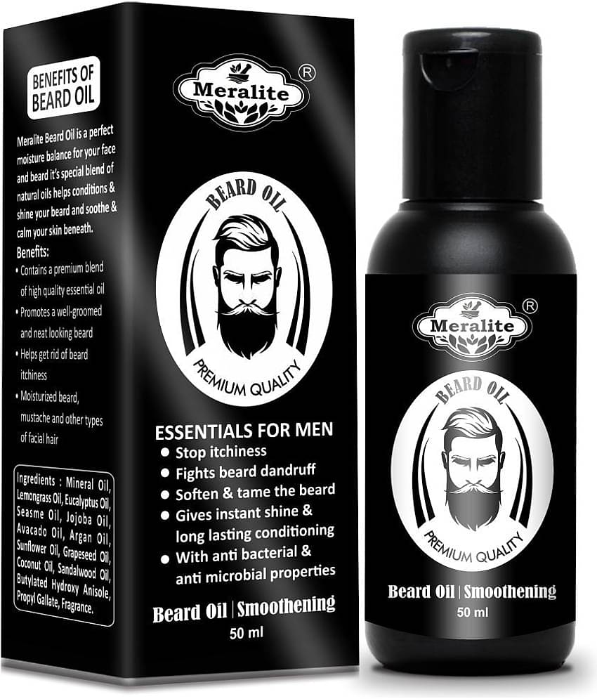 MERALITE - 50mL Promotes Beard Growth Beard Oil ( Pack of 1 )