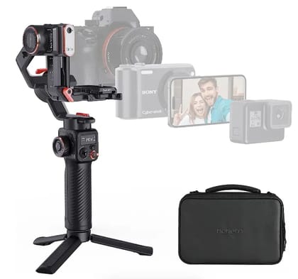 (Refurbished) Hohem MT2 Kit - 4-in-1 Gimbal for Camera, Pocket Camera, Action Camera and Smart Phone with AI Tracker and RGB Fill Light (Refurbished) Hohem MT2 Kit - 4-in-1 Gimbal for Camera, Pocket Camera, Action Camera and Smart Phone with AI Tracker and RGB Fill Light