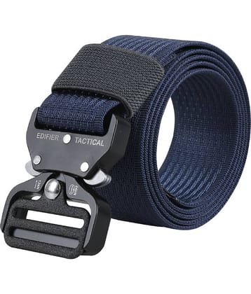 Edifier - Blue Leather Men's Casual Belt ( Pack of 1 )