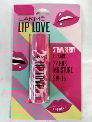 Lakme Lip love Strawberry Lip care 22 hrs Moisture 