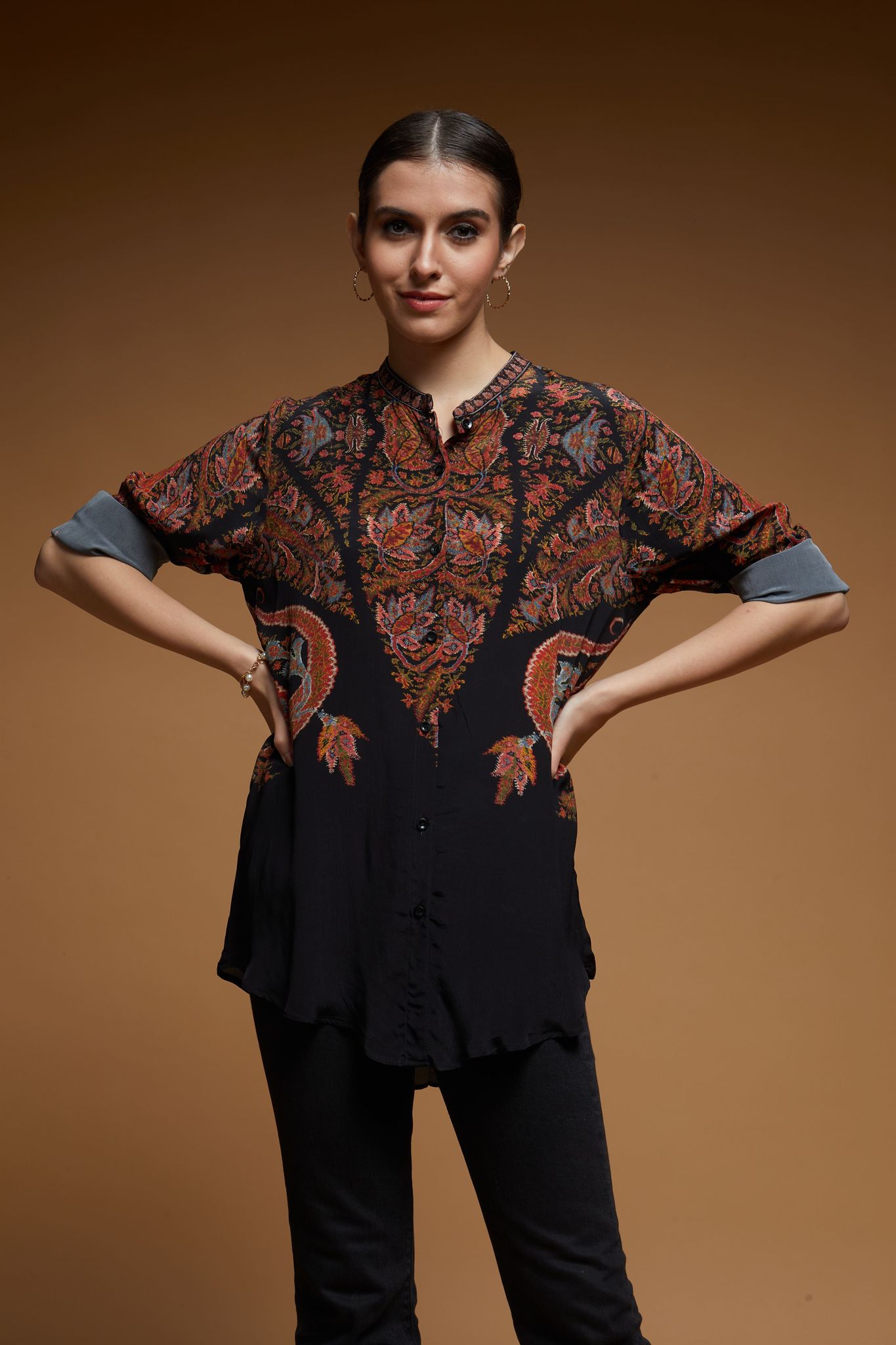 Black Color Shirt-XS