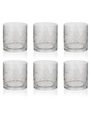 Abstract Gleam Whiskey Glass-Set Of 6