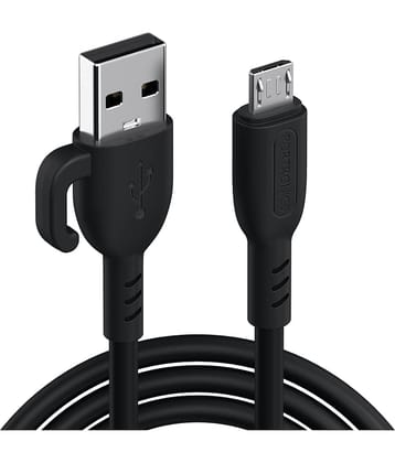 Portronics Black 3A Micro USB Cable 1 Meter