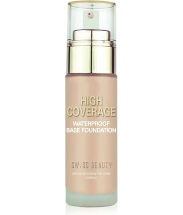 Swiss Beauty Waterproof Base Liquid Foundation (Classic Ivory), 60gm
