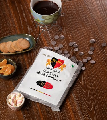 Semi-Sweet Dark Chocolate Couverture Buttons – 46.5% (500g)