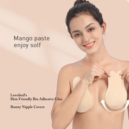Lifting Breast stickers ultra-thin Breathable Rabbit Ears nipple stickers