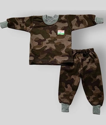 harshvardhanmart.com Pack of 1 Baby Boys Hoisery T-Shirt & Shorts ( Green )