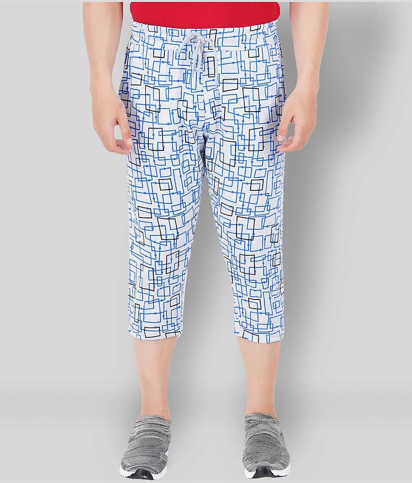 NOW OR NEVER - Grey Cotton Blend Men's Three-Fourths ( Pack of 1 )