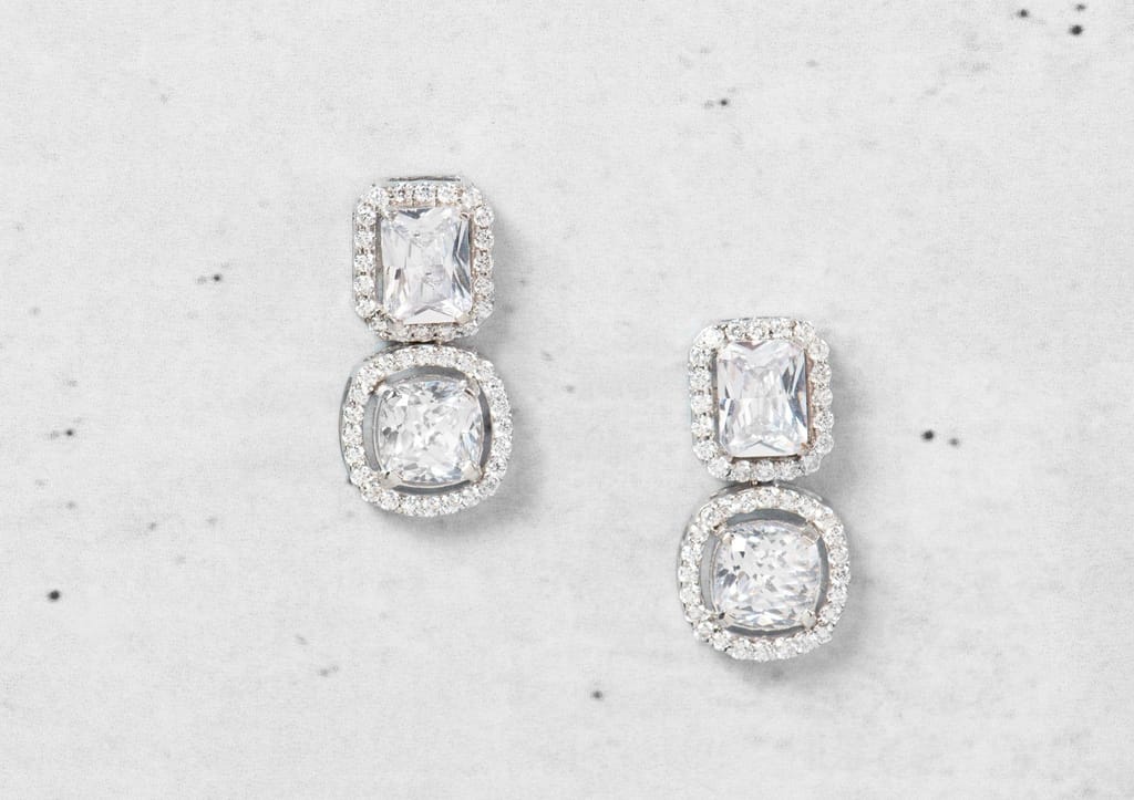 Tandem Solitaire Earrings