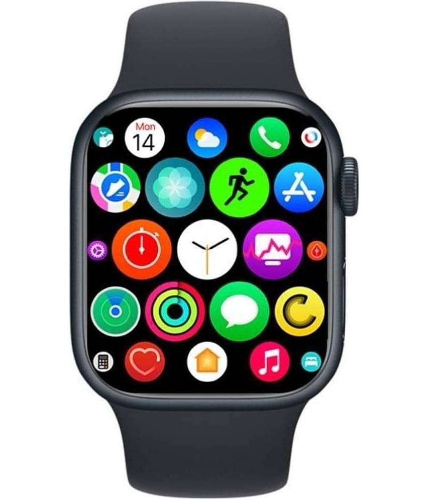 COREGENIX Watch-8 Large Display Black Smart Watch