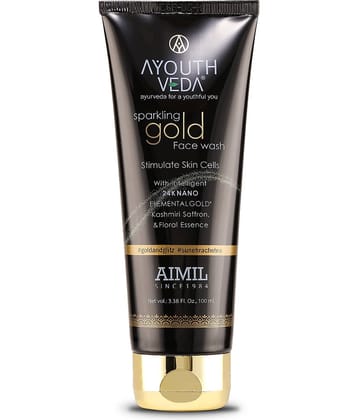 AYOUTHVEDA SPARKLING GOLD Face Wash 100 mL
