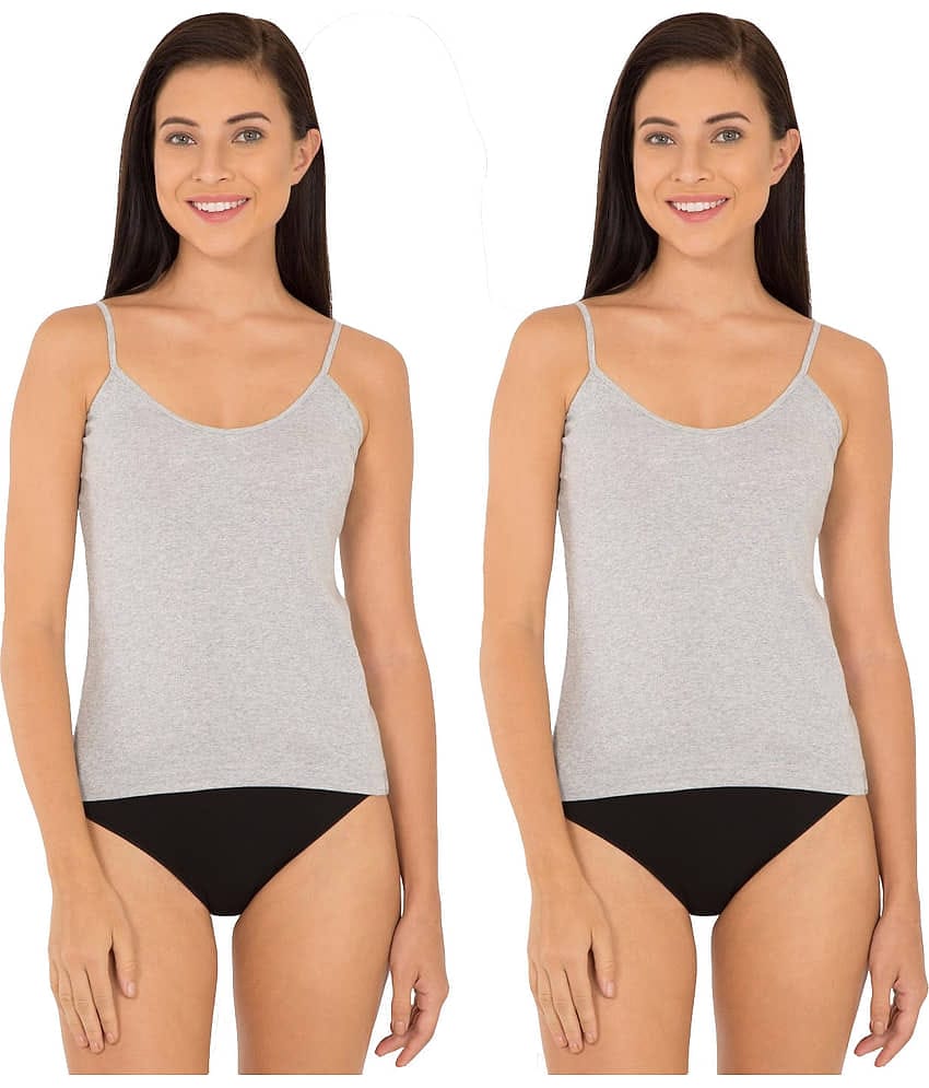 Jockey Cotton Camisoles - Grey