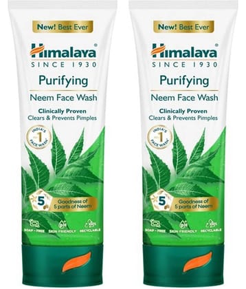 Himalaya - Acne or Blemishes Removal Face Wash For All Skin Type ( Pack of 2 )