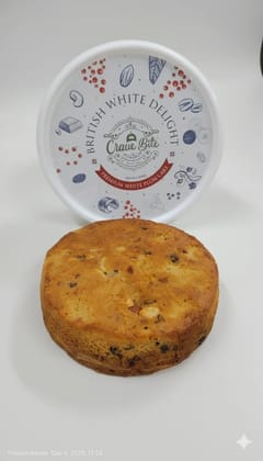 Crave Bite British White Delight Plum Cake 800 gm – A Royal White Plum Cake for Your Celebrations Crave Bite British White Delight Plum Cake 800 gm – A Royal White Plum Cake for Your Celebrations
