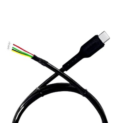 Champion Mantra Type-C Data Cable for Mantra Fingerprint Scanner Biometric Cable (Black) Champion Mantra Type-C Data Cable for Mantra Fingerprint Scanner Biometric Cable (Black)