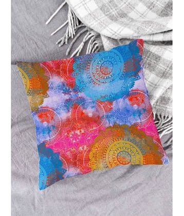 Houzzcode - Water Repellent Multi Polyester Pillow Covers 40x40x3 ( Pack of 1 )