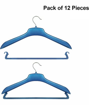 Jyoti Plastic Standard Clothes Hangers ( Pack of 12 )