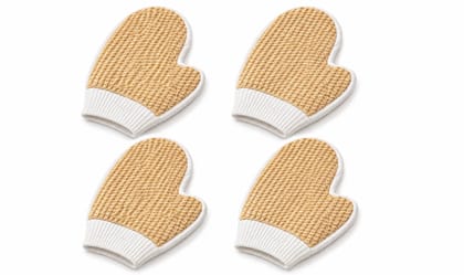 RIZMO Exfoliating Bath Hand Glove Pack of 4 RIZMO Exfoliating Bath Hand Glove Pack of 4