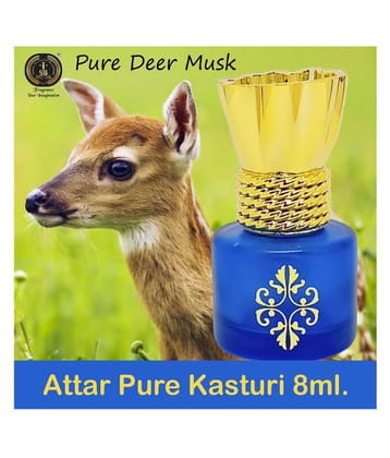 INDRA SUGANDH BHANDAR - Real Siberian Pure Kasturi|Musk Attar For Men & Women 8ml Pack Of 1