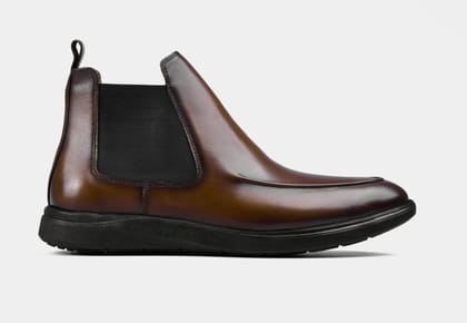 BROWN CHELSEA BOOT | AERO-FLEX (Sale)-UK 8