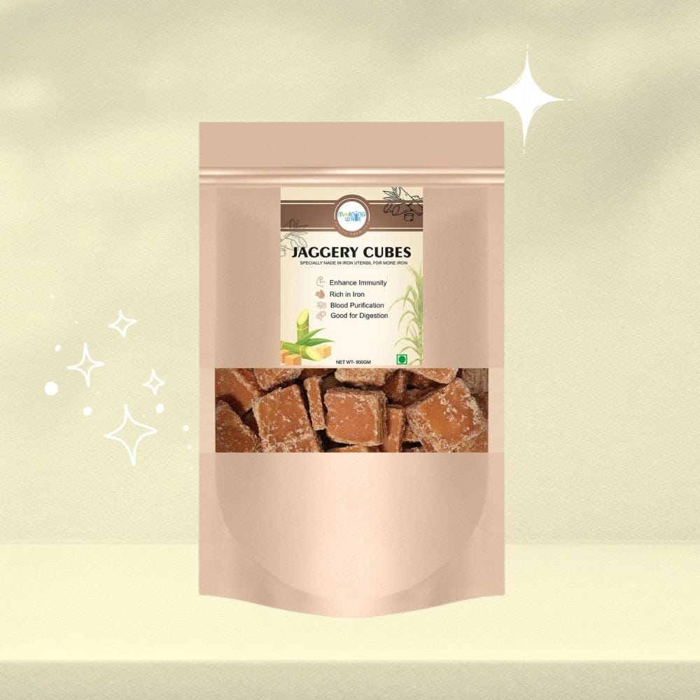 Morning Wale Jaggery Cubes (1kg) | Chemical-Free Gur Bheli | Natural Digestive & Sweetener