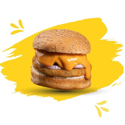 Chicken Cheese Bomb Burger