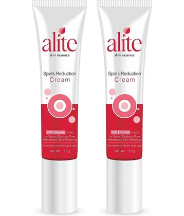Alite Spots Reduction Cream Pro-Biotic Spot Care Formula Enhances Elasticity 15g (Pack of 2)