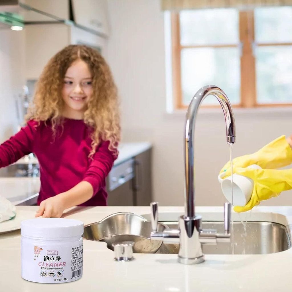 Foam Rust Remover | Powerful Kitchen All-Purpose Cleaning Powder | Kitchenware Cleaning Agent | All-in-One Rust Remover and Foam Cleaner (250 gm)