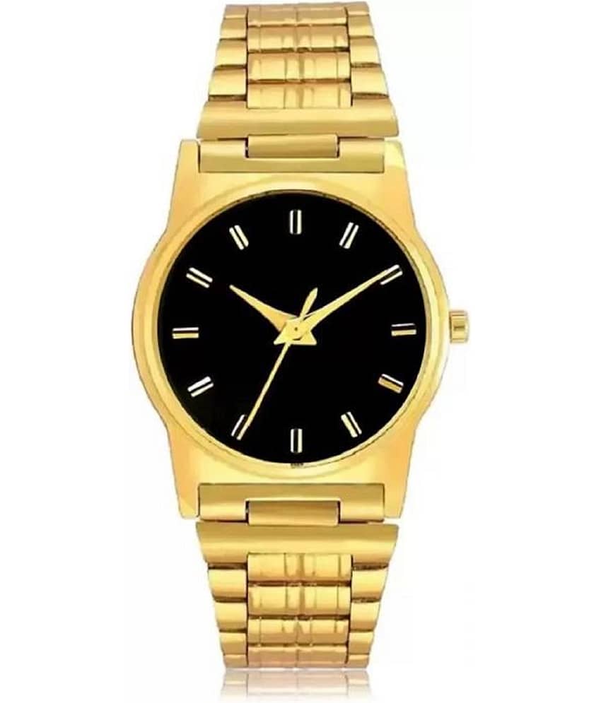 Viser Gold Metal Analog Men's Watch