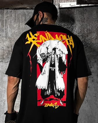 Kenpachi Zaraki / Bleach / Oversized T-Shirt-S