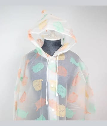 Infispace Polyester Long Raincoat - Multi Color