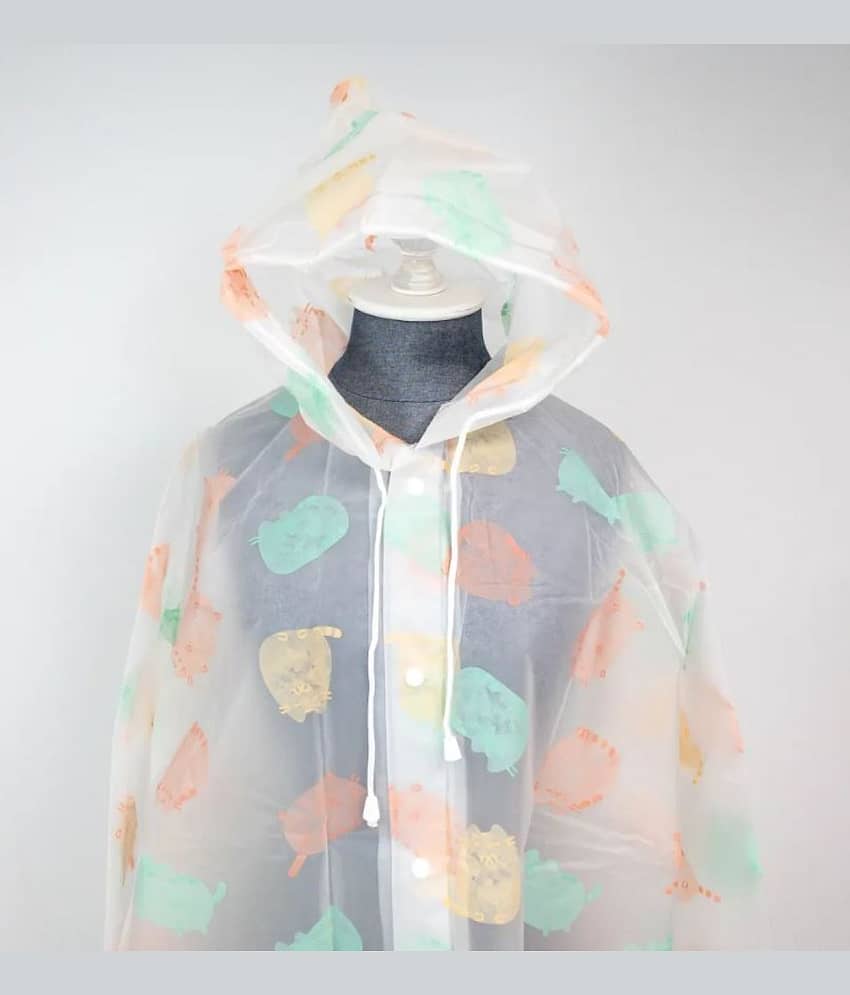 Infispace Polyester Long Raincoat - Multi Color
