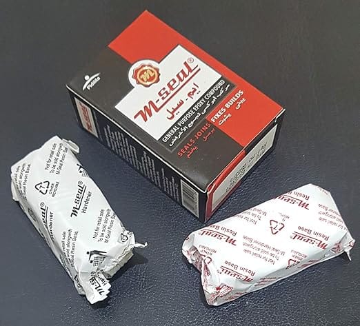 MSeal Epoxy Sealant, Leakage Proof, Pack of 2 (180 gm Total)