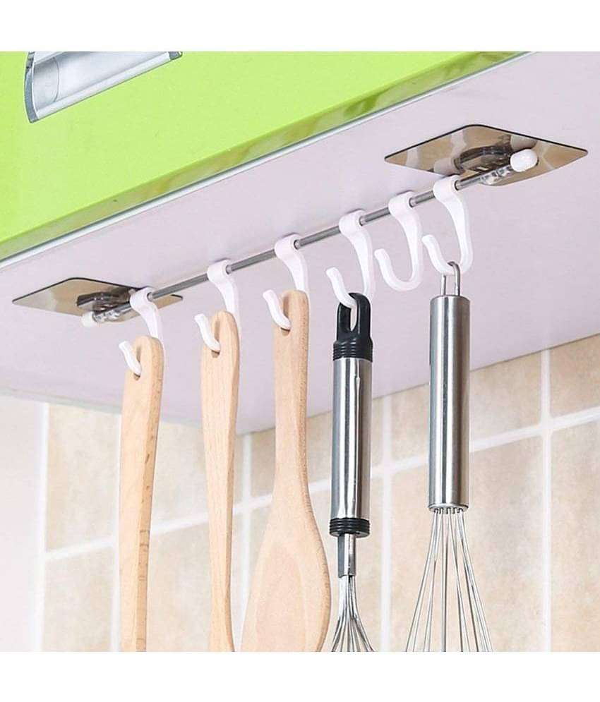 GEEO White Steel Storage Racks ( Pack of 1 )