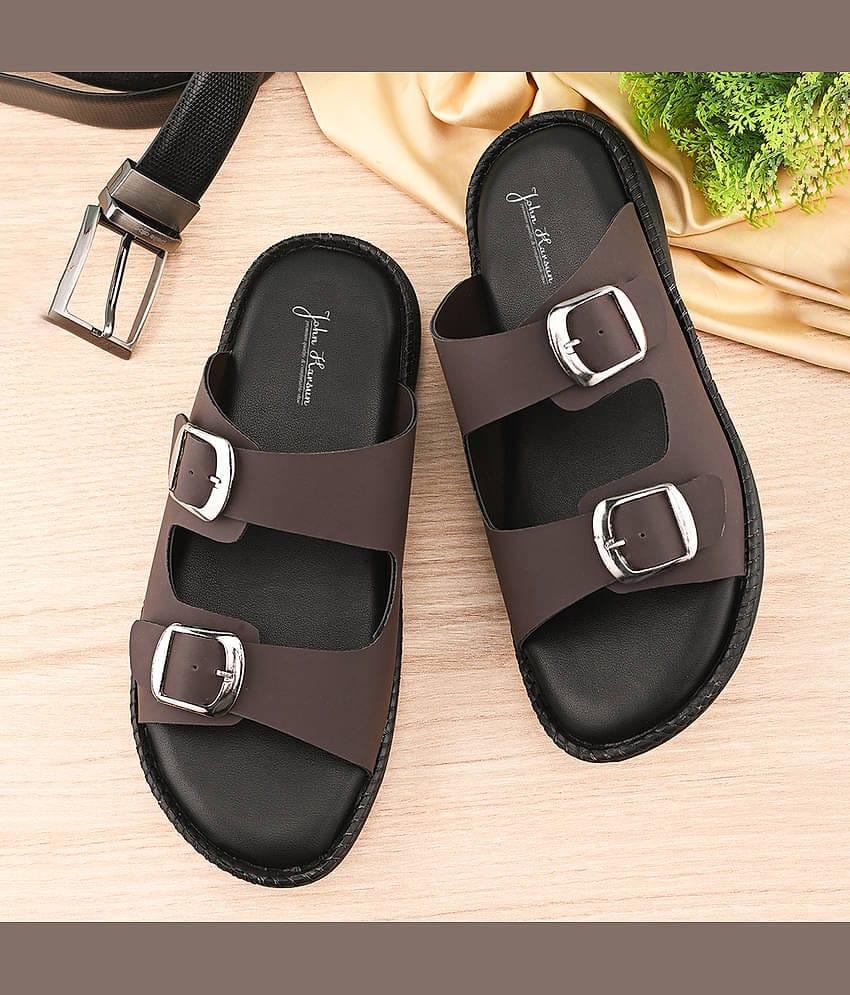 John Karsun Brown Men's Daily Slipper