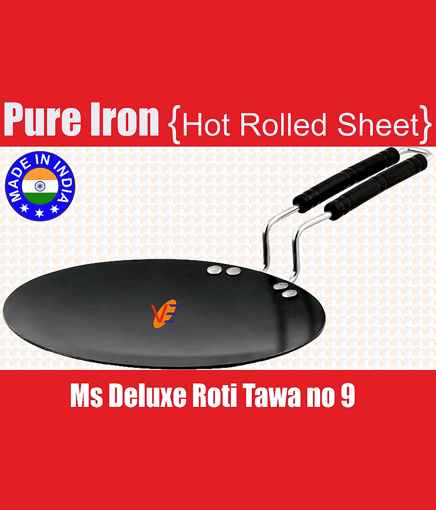 Veer Deluxe no 9 - Iron Regular Tawa ( Pack of 1 )