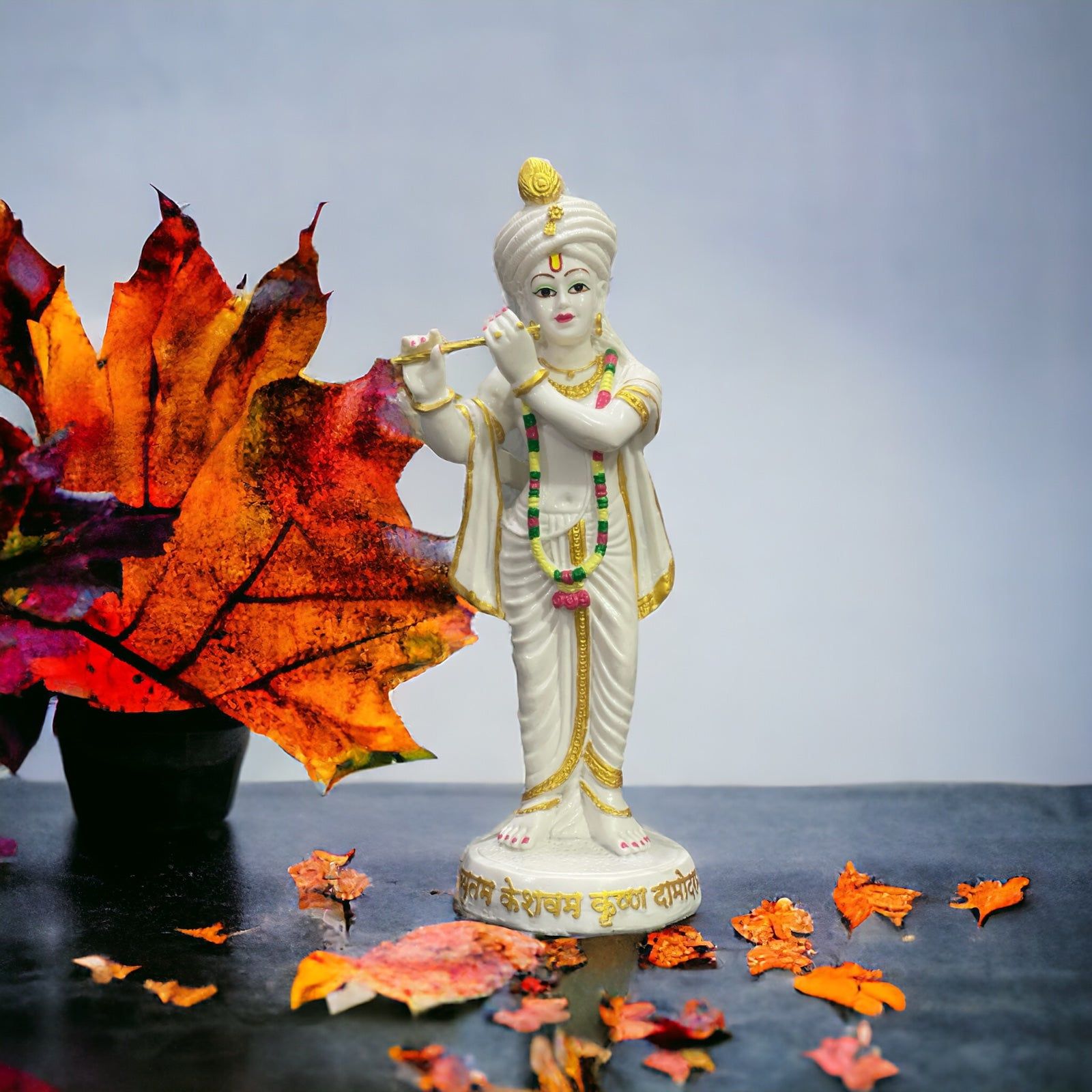 Standing Krishan with Bansuri Lord Keshav Idol, Height- 40 Cm