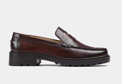 Brown Leather Loafers | SoleSculpt Lite (Sale)-UK 7